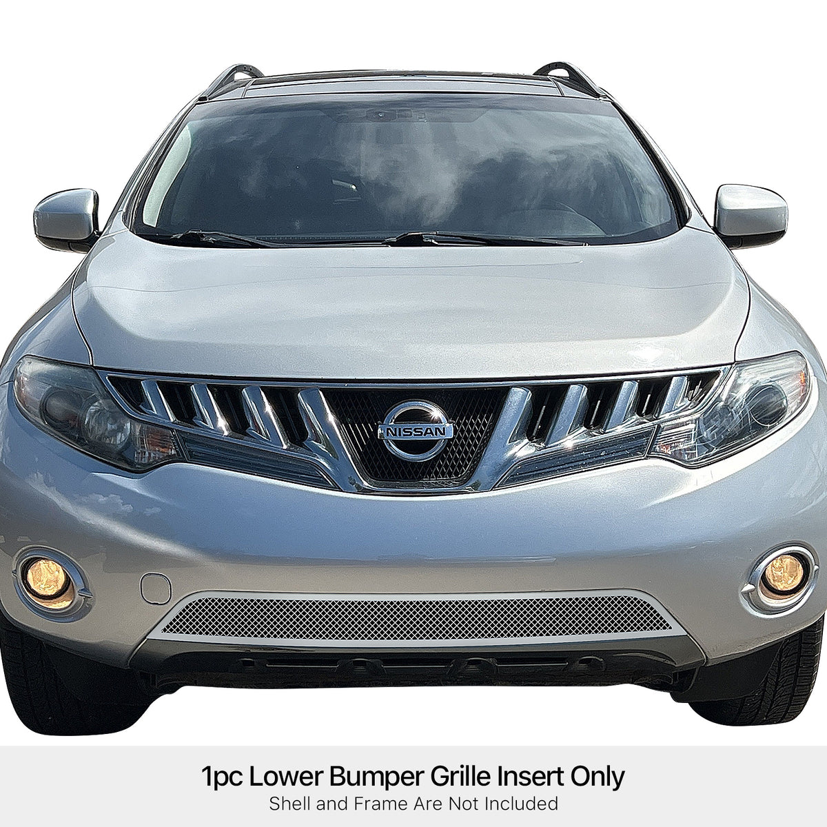 Stainless Steel Lower Bumper Mesh Grille 2009-2010 Nissan Murano GR14GEE68T