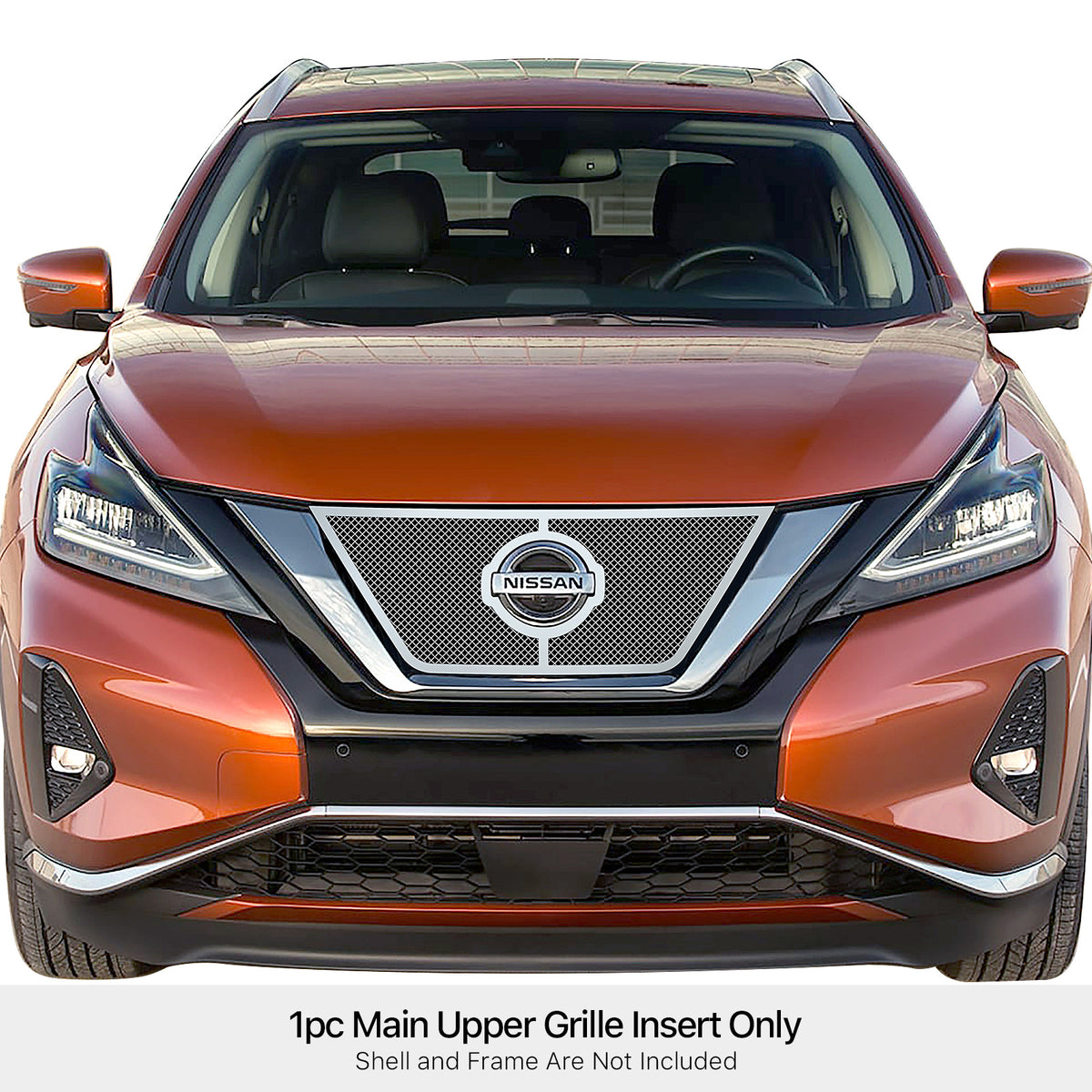 Stainless Steel Main Upper Mesh Grille 2019-2024 Nissan Murano GR14GEE69T