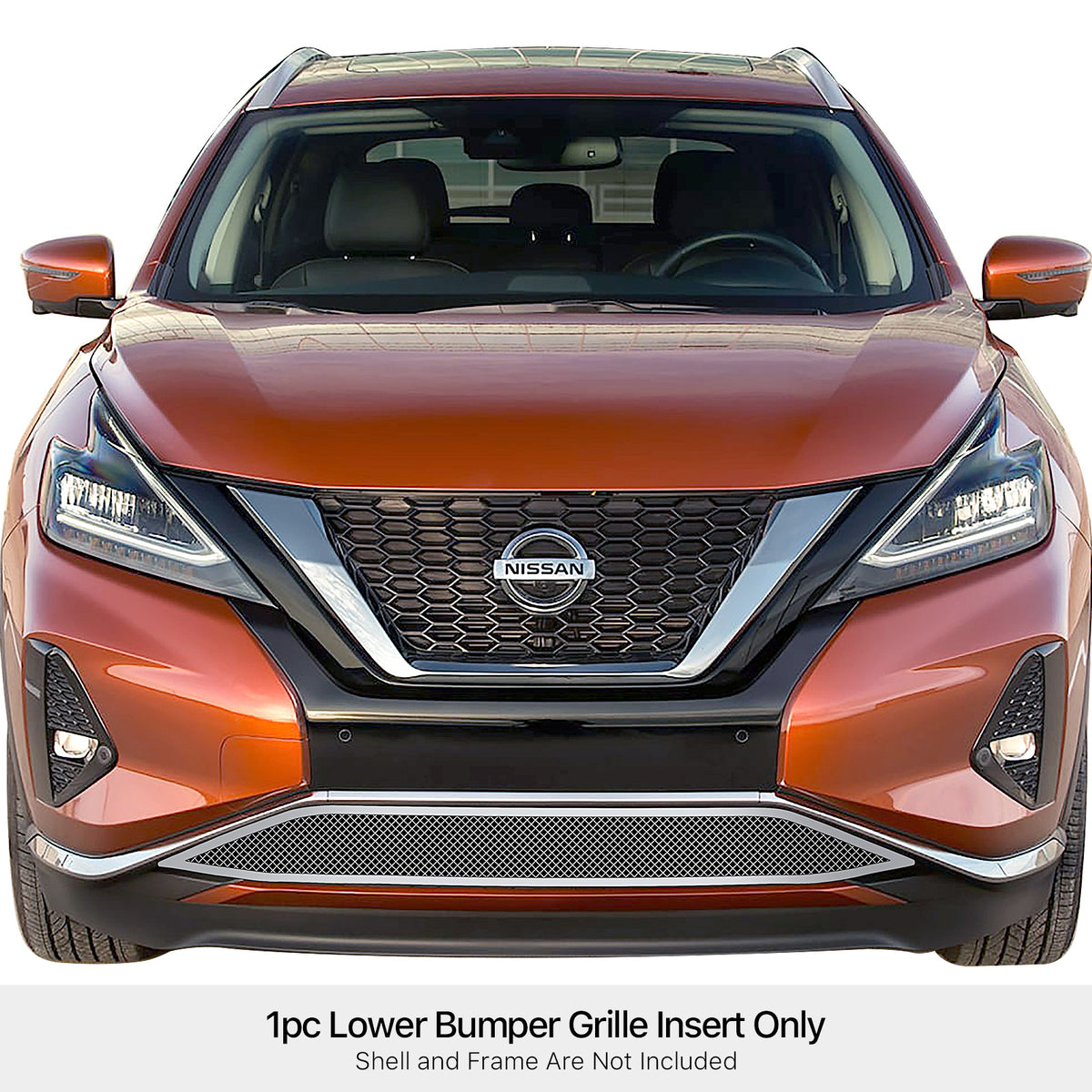 Stainless Steel Lower Bumper Mesh Grille 2019-2024 Nissan Murano GR14GEE70T