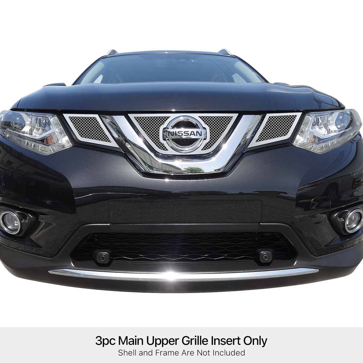Stainless Steel Main Upper Mesh Grille 2014-2016 Nissan Rogue GR14GEE71T