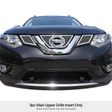 Stainless Steel Main Upper Mesh Grille 2014-2016 Nissan Rogue GR14GEE71T