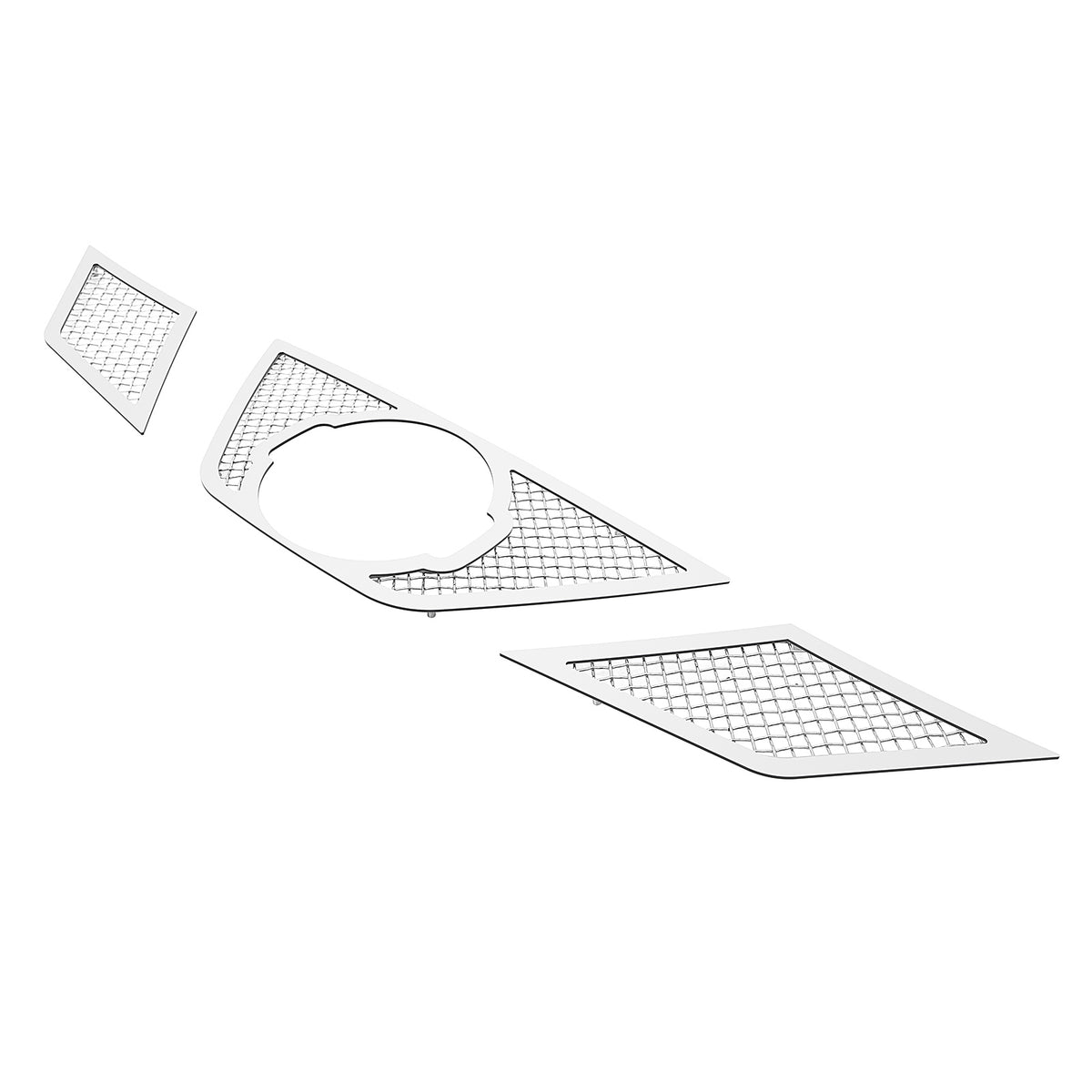 Stainless Steel Main Upper Mesh Grille 2014-2016 Nissan Rogue GR14GEE71T
