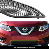 Stainless Steel Lower Bumper Black Wire Mesh Grille 2014-2016 Nissan Rogue GR14GFC88H