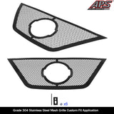Stainless Steel Main Upper Black Wire Mesh Grille 2015-2018 Nissan Murano With Logo Show GR14GFC91H