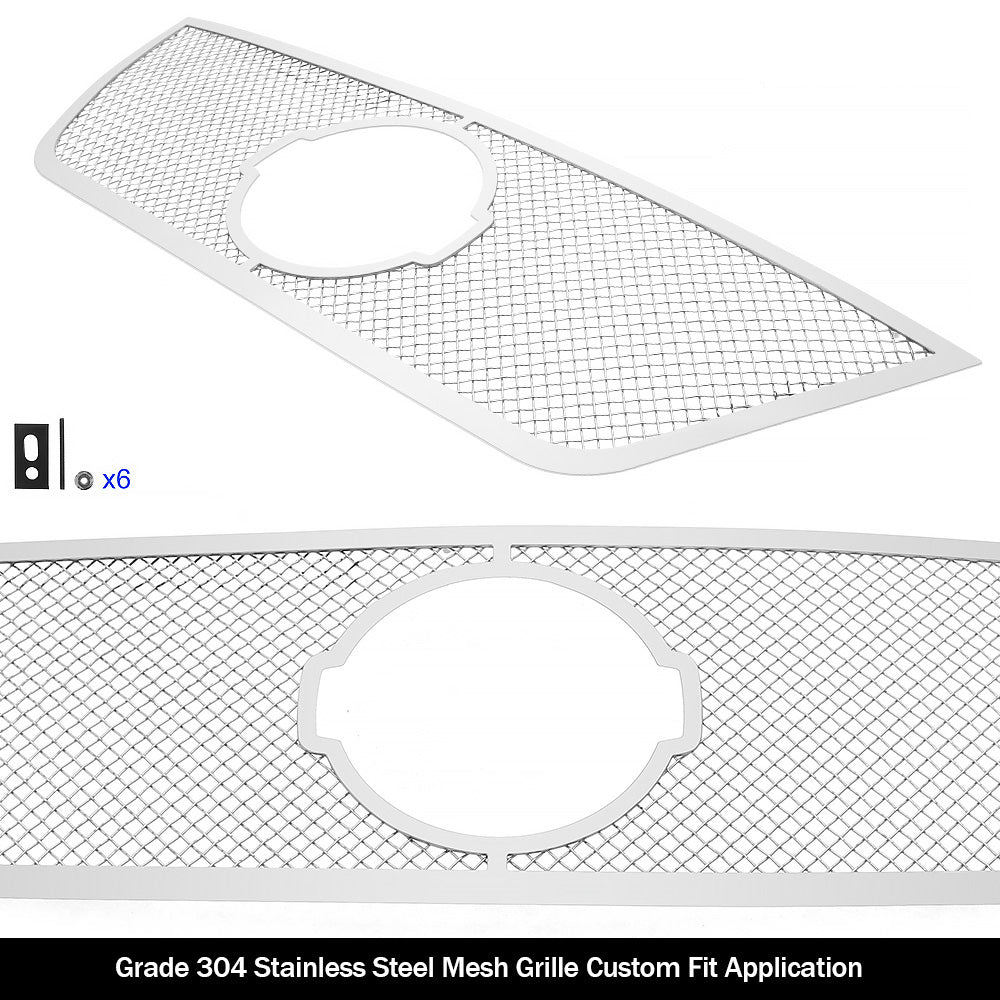 Stainless Steel Main Upper Mesh Grille 2017-2020 Nissan Pathfinder GR14GFC93T