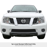 Stainless Steel Lower Bumper Black Wire Mesh Grille 2009-2021 Nissan Frontier Only With Painted/Plastic Bumper GR14GFD13H