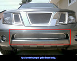 Stainless Steel Lower Bumper Mesh Grille 2005-2008 Nissan Frontier All Model/2009-2021 Nissan Frontier (Only Fit Model With Chrome Bumper Not Fit Pro-4X Model)/2005-2007 Nissan Pathfinder GR14GFD33T