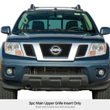 Stainless Steel Main Upper Black Wire Mesh Grille 2009-2021 Nissan Frontier GR14GFF41H