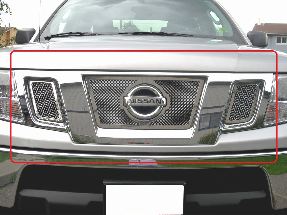 Stainless Steel Main Upper Mesh Grille 2009-2021 Nissan Frontier GR14GFF41T