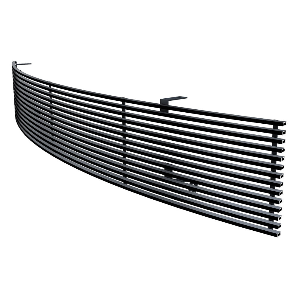 Stainless Steel Main Upper Black Stainless Steel Billet Grille 1986-1997 Nissan Pickup With/S. Beam Type H/Lamps - Requires Headlamps Recess GR14HEB30J