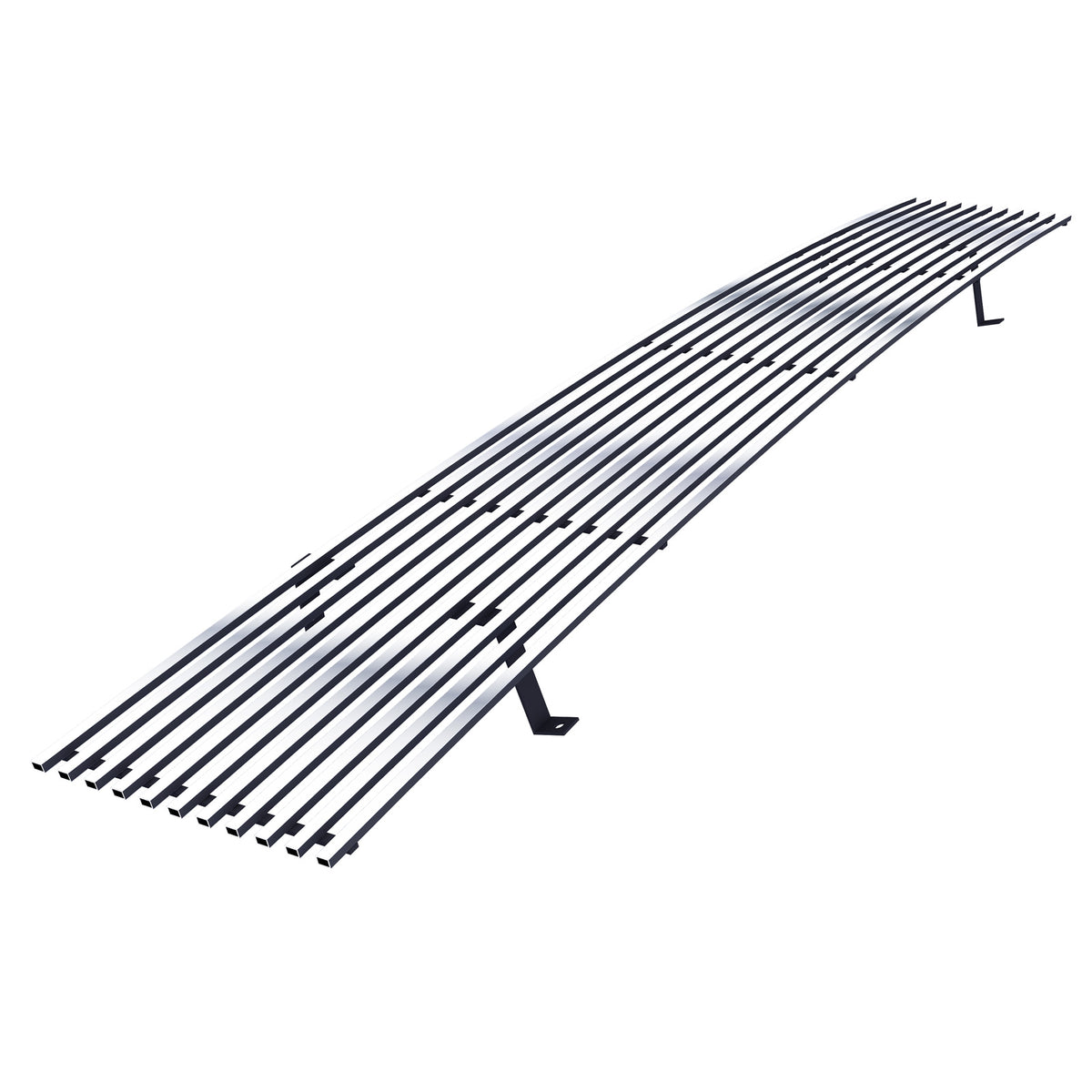 Stainless Steel Main Upper Stainless Steel Billet Grille 1986-1997 Nissan Pickup With/S. Beam Type H/Lamps - Requires Headlamps Recess GR14HEB30S