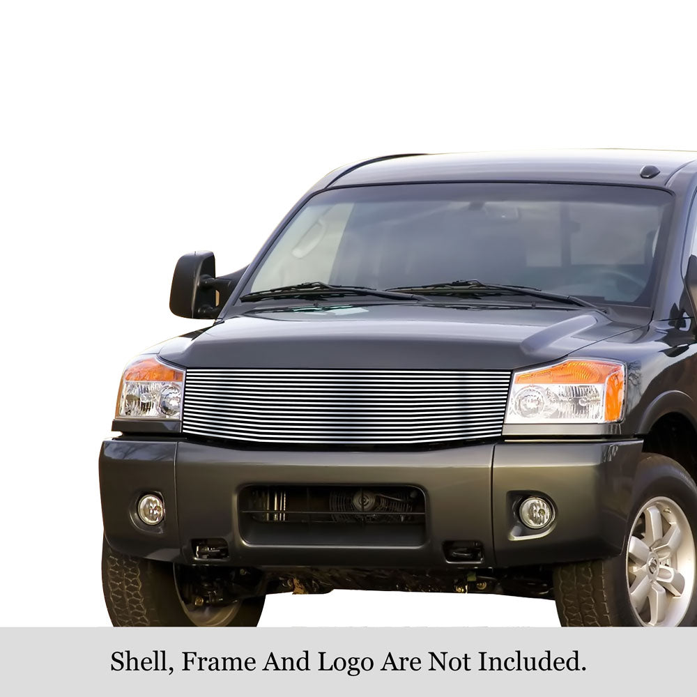 Stainless Steel Main Upper Stainless Steel Billet Grille 2004-2007 Nissan Armada /2004-2015 Nissan Titan GR14HEC64C