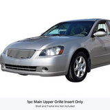 Stainless Steel Main Upper Stainless Steel Billet Grille 2005-2006 Nissan Altima All Models GR14HED11C