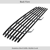 Stainless Steel Main Upper Black Stainless Steel Billet Grille 2003-2004 Infiniti G35 Sedan GR14HEF00J