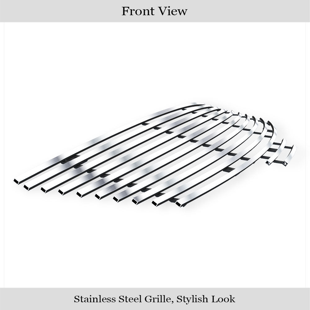 Stainless Steel Main Upper Stainless Steel Billet Grille 2007-2009 Nissan Altima Sedan GR14HFD76C