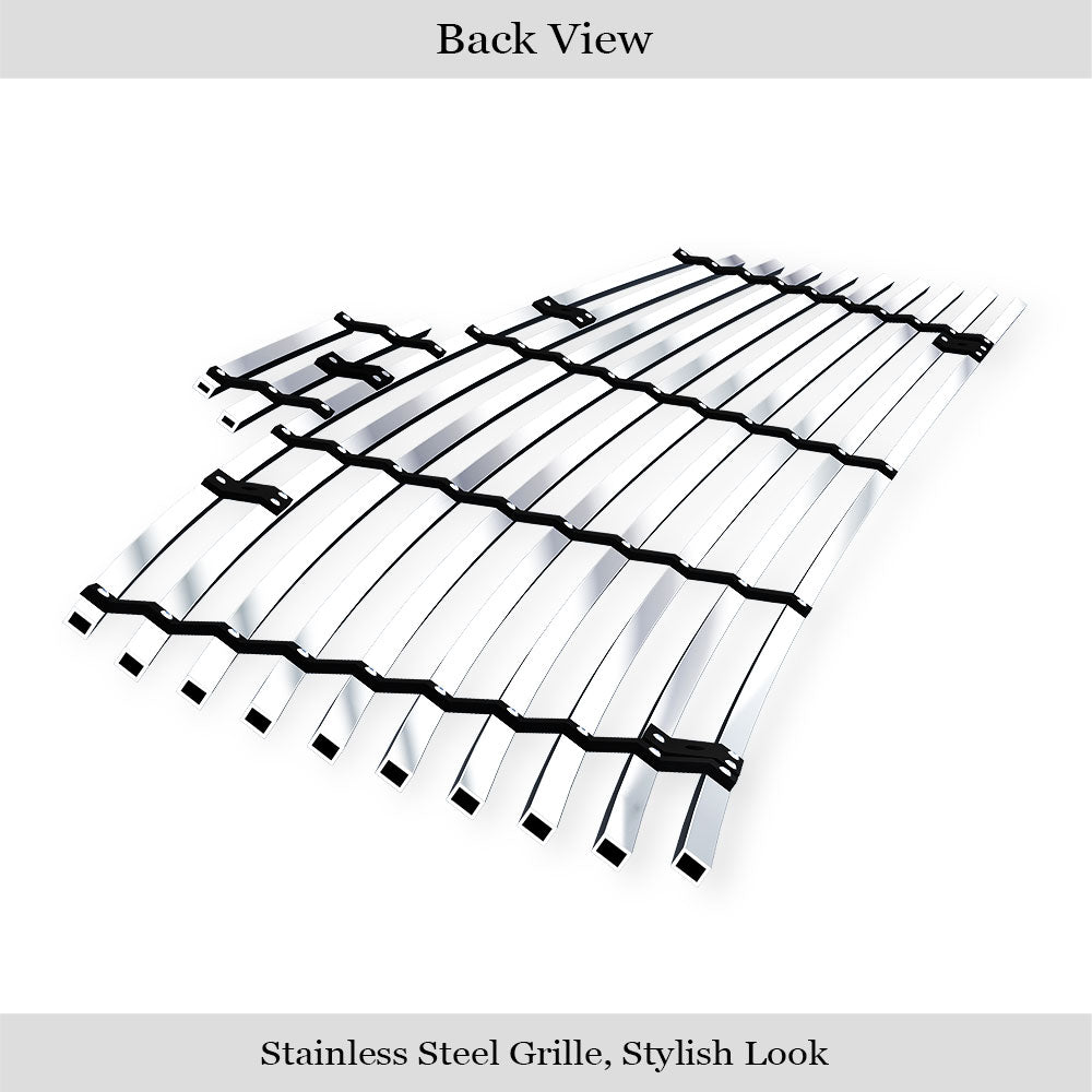 Stainless Steel Main Upper Stainless Steel Billet Grille 2007-2009 Nissan Altima Sedan GR14HFD76C