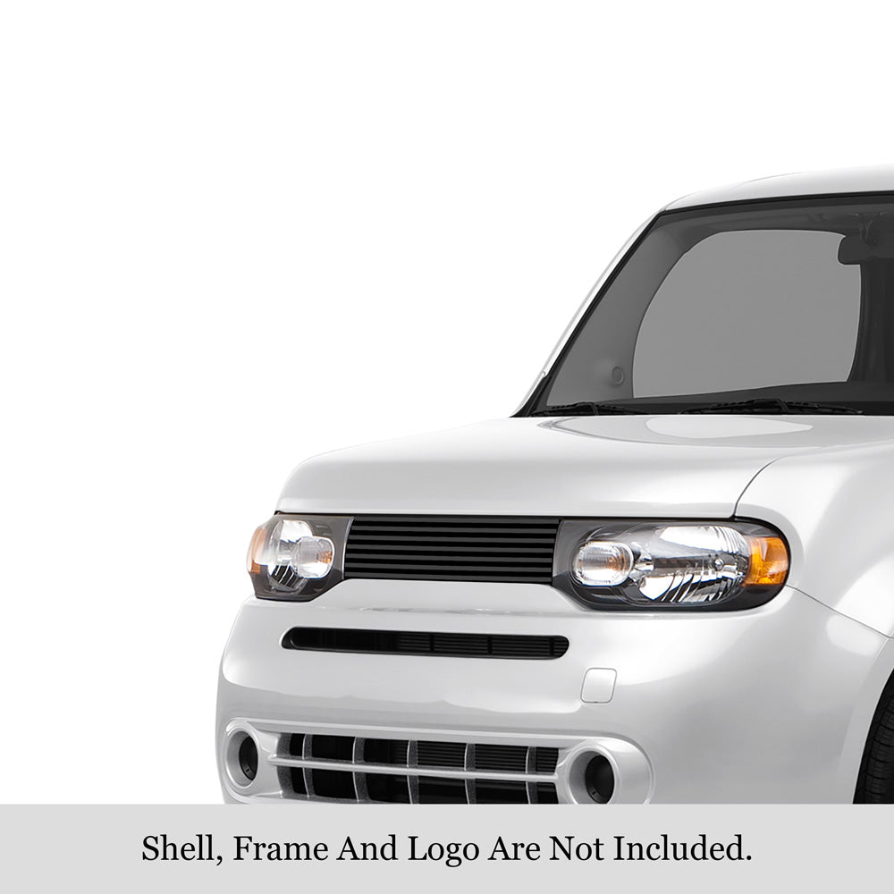 Stainless Steel Main Upper Black Stainless Steel Billet Grille 2009-2014 Nissan Cube Not For Krom edition GR14HFF38J