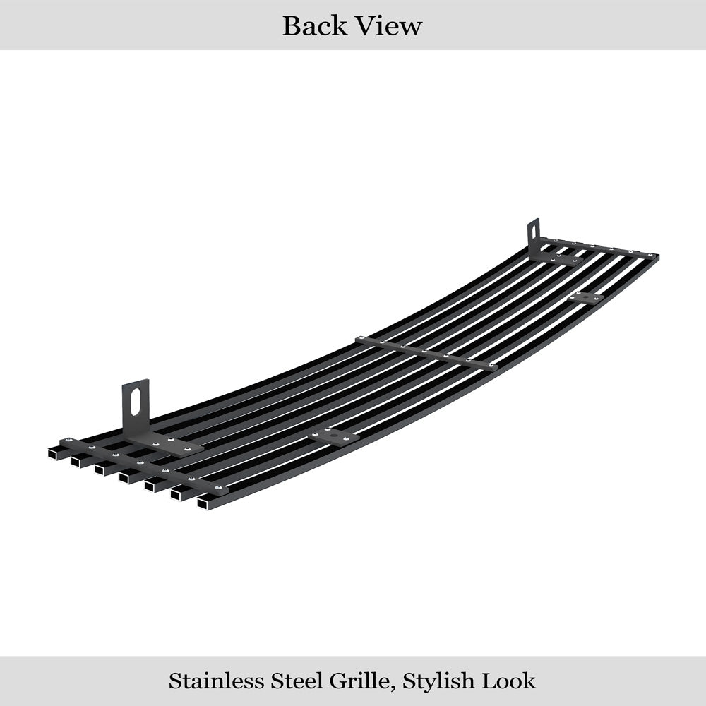 Stainless Steel Main Upper Black Stainless Steel Billet Grille 2009-2014 Nissan Cube Not For Krom edition GR14HFF38J