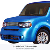 Stainless Steel Main Upper Stainless Steel Billet Grille 2009-2014 Nissan Cube Not For Krom edition GR14HFF38S