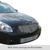 Stainless Steel Main Upper + Lower Bumper Stainless Steel Billet Grille 2007-2008 Nissan Maxima GR14HGH99S