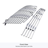 Stainless Steel Main Upper + Lower Bumper Stainless Steel Billet Grille 2004-2006 Nissan Maxima GR14HGI81S