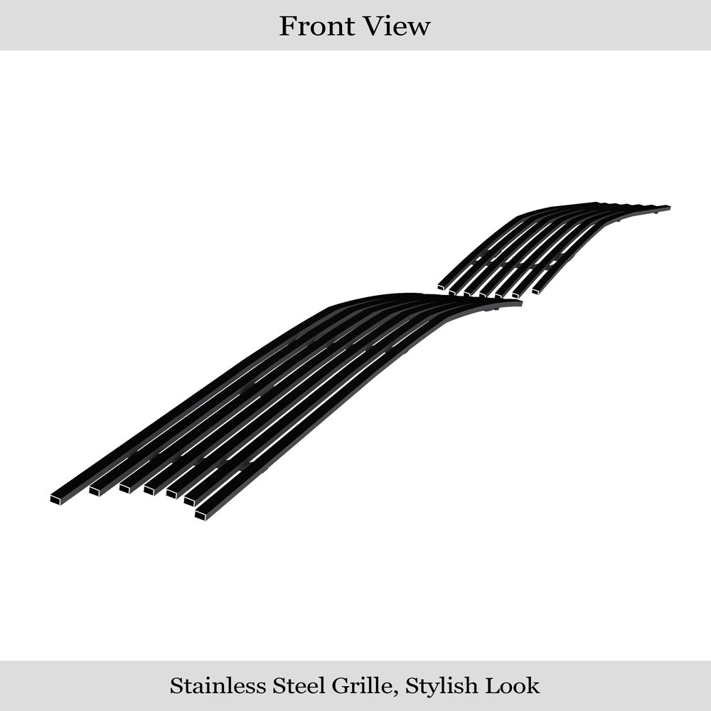 Stainless Steel Lower Bumper Black Stainless Steel Billet Grille 2005-2009 Pontiac G6 Not For GXP Model GR16FEA31J