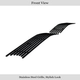 Stainless Steel Lower Bumper Black Stainless Steel Billet Grille 2005-2009 Pontiac G6 Not For GXP Model GR16FEA31J