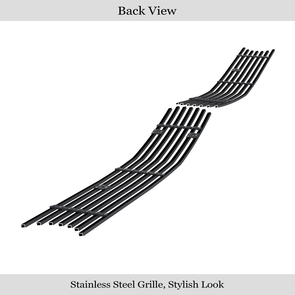 Stainless Steel Lower Bumper Black Stainless Steel Billet Grille 2005-2009 Pontiac G6 Not For GXP Model GR16FEA31J