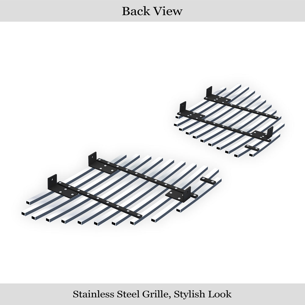 Stainless Steel Main Upper Stainless Steel Billet Grille 2005-2009 Pontiac G6 Not For GXP Model GR16HEA58S