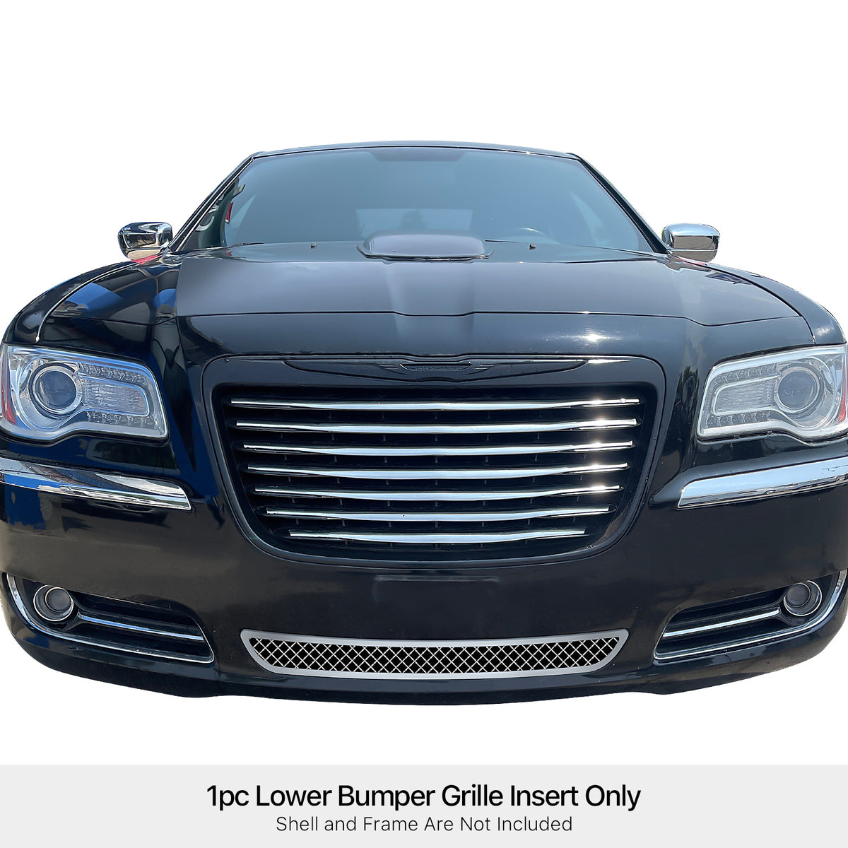 Stainless Steel Lower Bumper Mesh Grille 2011-2014 Chrysler 300 (Not For SRT8 And John Varvatos Limited Edition)/2011-2014 Chrysler 300C (Not For SRT8 And John Varvatos Limited Edition) GR18GFC01S