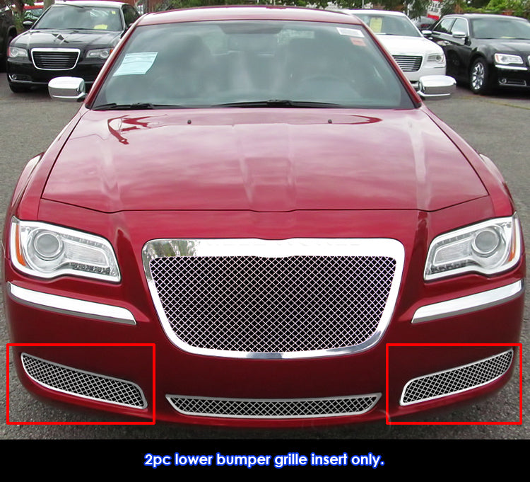 Stainless Steel Fog Light Cover Mesh Grille Chrysler 300\Chrysler 300C GR18GFC02S