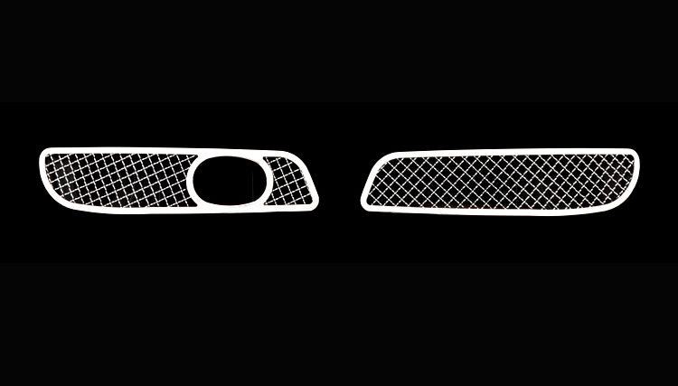 Stainless Steel Fog Light Cover Mesh Grille 2011-2014 Chrysler 300 With Adaptive Cruise (Not For SRT8)/2011-2014 Chrysler 300C With Adaptive Cruise (Not For SRT8) GR18GFC03S