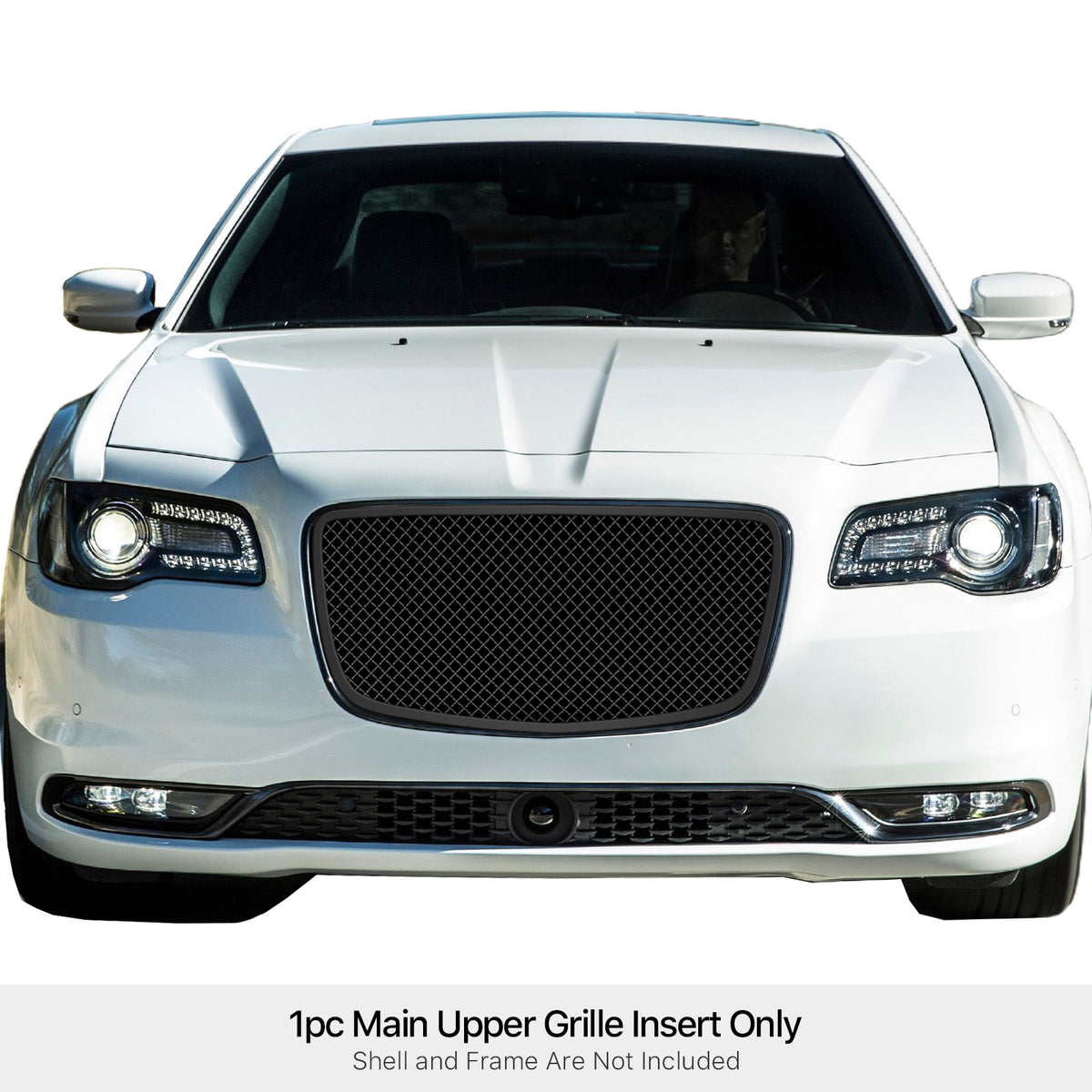 Stainless Steel Main Upper Black Wire Mesh Grille 2015-2023 Chrysler 300C/2015-2021 Chrysler 300S GR18GFC78K