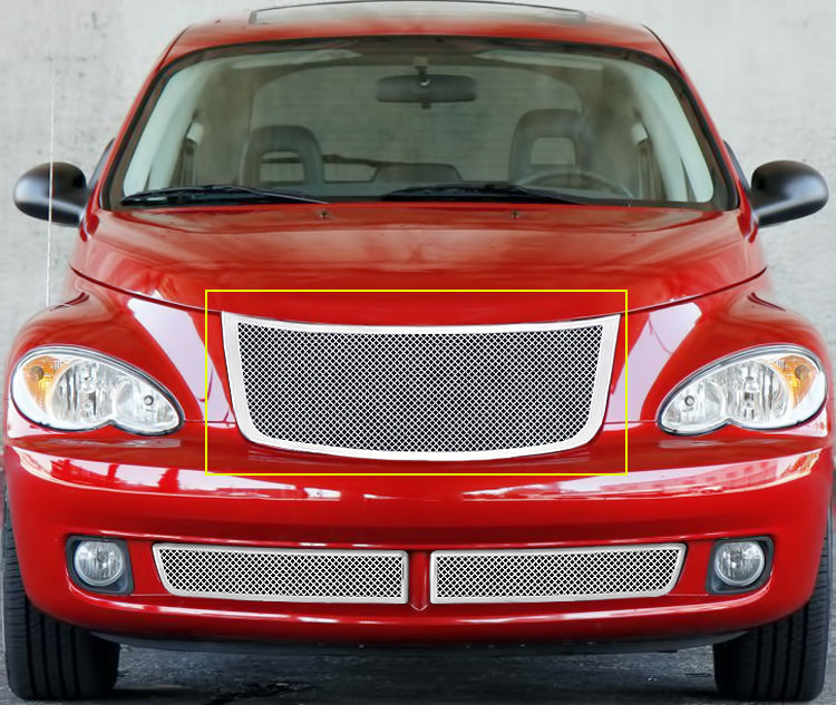 Stainless Steel Main Upper Mesh Grille 2006-2010 Chrysler PT Cruiser GR18GFI04T