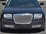 Stainless Steel Main Upper + Lower Bumper Mesh Grille 2005-2010 Chrysler 300 (Fog Lights Full Covered) GR18GGF77T