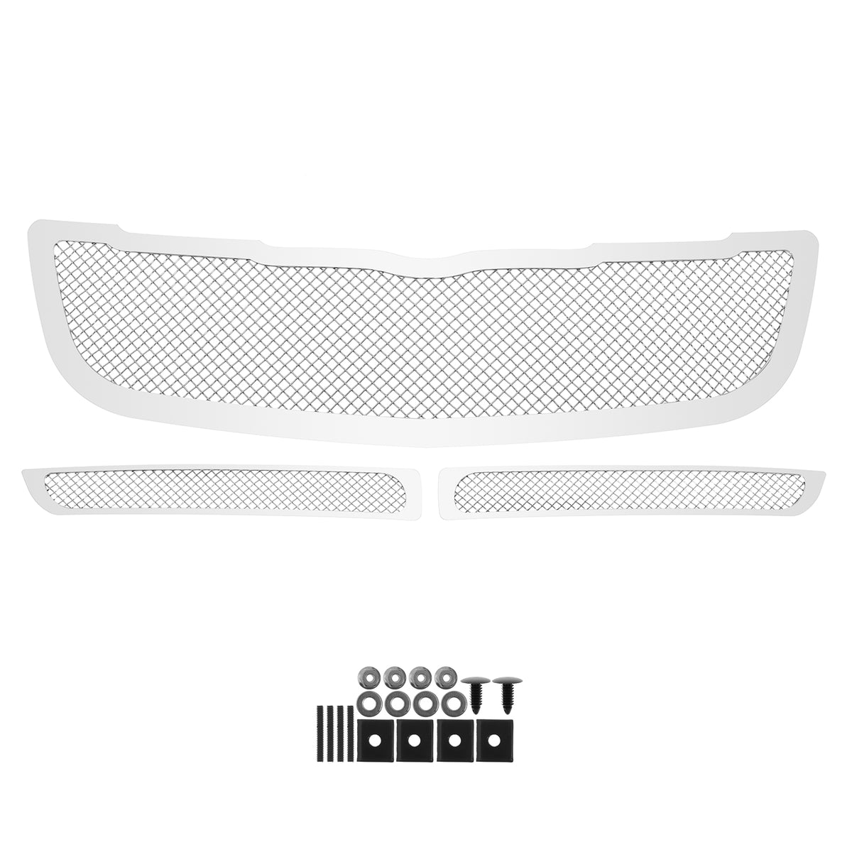 Stainless Steel Main Upper + Lower Bumper Mesh Grille 2004-2008 Chrysler Crossfire GR18GGH08T