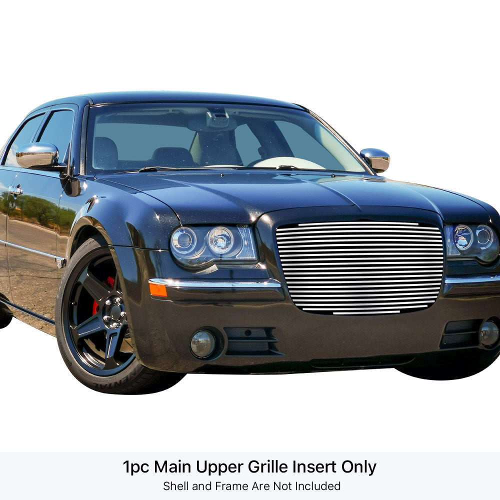 Stainless Steel Main Upper Stainless Steel Billet Grille 2005-2010 Chrysler 300 /2005-2010 Chrysler 300C GR18HEC00S