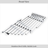 Stainless Steel Main Upper Stainless Steel Billet Grille 2004-2008 Chrysler Crossfire GR18HFE25C