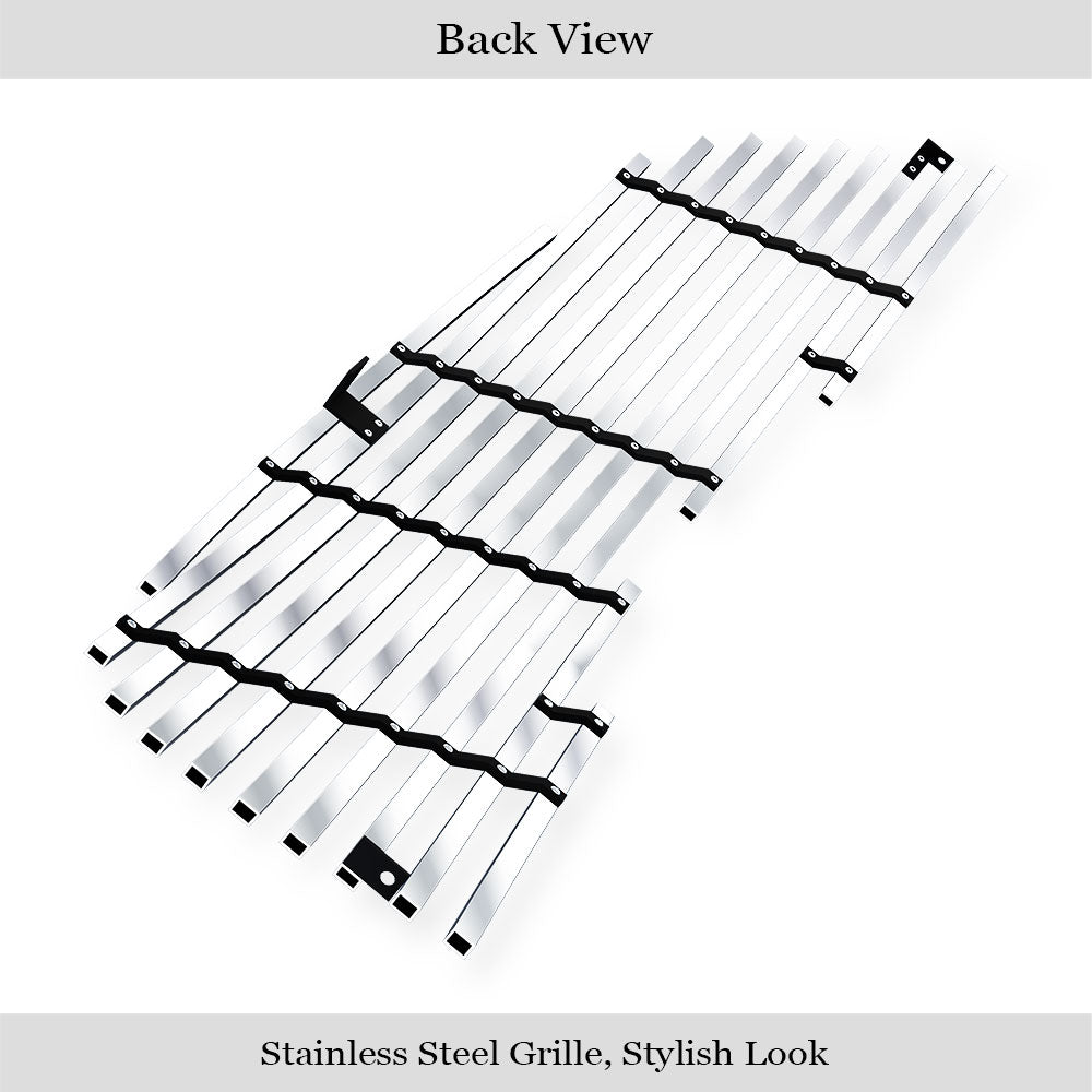Stainless Steel Main Upper Stainless Steel Billet Grille 2004-2008 Chrysler Crossfire GR18HFE25C
