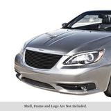 Stainless Steel Main Upper Black Stainless Steel Billet Grille 2011-2014 Chrysler 200 GR18HFH72J