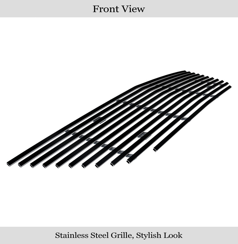 Stainless Steel Main Upper Black Stainless Steel Billet Grille 2011-2014 Chrysler 200 GR18HFH72J