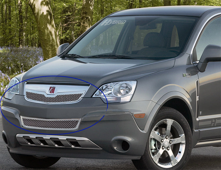 Stainless Steel Main Upper + Lower Bumper Mesh Grille 2008-2010 Saturn Vue GR19GFF00T