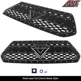 Stainless Steel Main Upper Sheet Grille 2016-2017 Toyota Tacoma Not Fit With Front Sensor GR20DFC58D