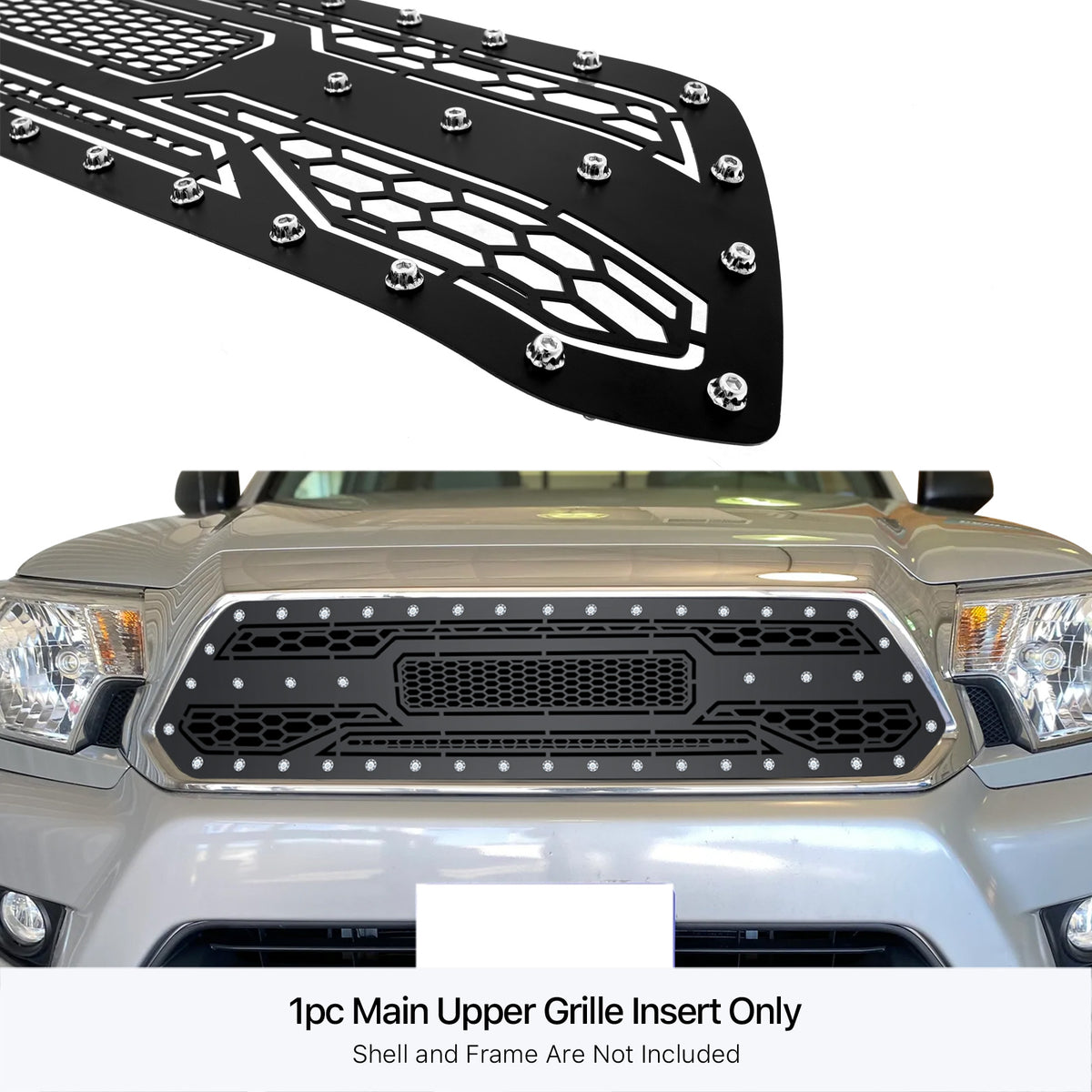 Stainless Steel Main Upper Sheet Grille 2012-2015 Toyota   Tacoma GR20DFI71M