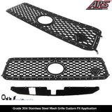 Stainless Steel Main Upper Sheet Grille 2018-2019 Toyota Tundra with front sensor TSS GR20DFJ30D