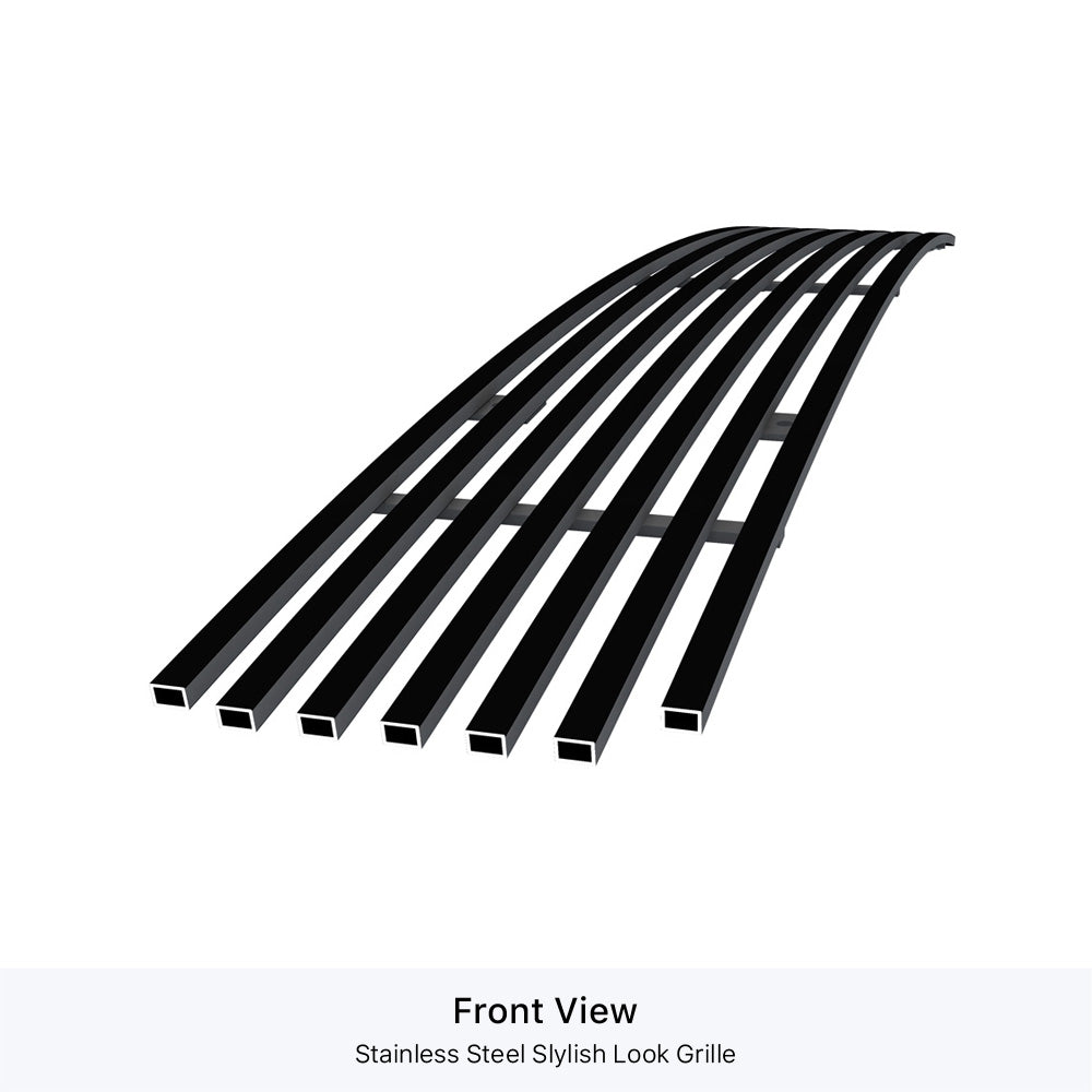 Stainless Steel Main Upper Black Stainless Steel Billet Grille 1992-1995 Toyota Pickup 4WD GR20FEA43J