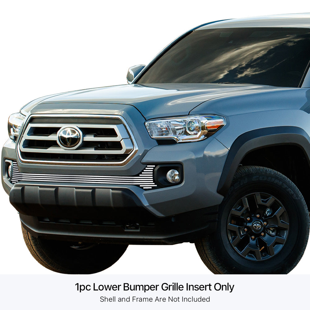 Stainless Steel Lower Bumper Stainless Steel Billet Grille 2016-2023 Toyota Tacoma GR20FEA81S