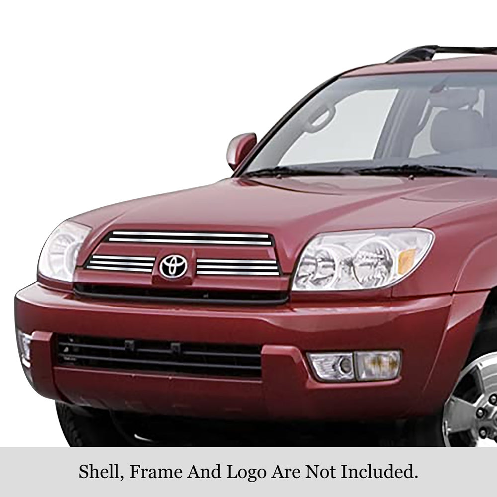Stainless Steel Main Upper Stainless Steel Billet Grille 2003-2005 Toyota 4Runner GR20FED24S