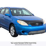 Stainless Steel Lower Bumper Stainless Steel Billet Grille 2003-2008 Toyota Matrix GR20FED27S