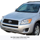 Stainless Steel Main Upper Black Stainless Steel Billet Grille 2009-2012 Toyota RAV4 Not for Limited GR20FEE78J
